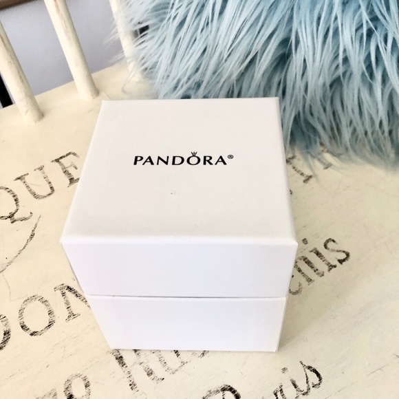 PANDORA, 2016, Porcelain, White And Silver, Quilted, Christmas Present, Ornament - Picture 5 of 16